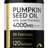 Pumpkin Seed Oil with Saw Palmetto 4000 Mg - 120 Softgel